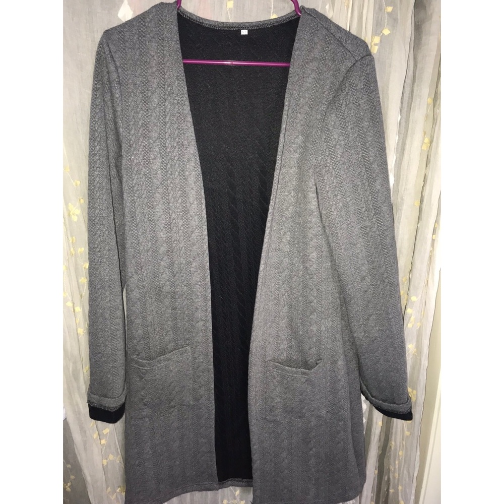 Grey/Black “Pea Coat”